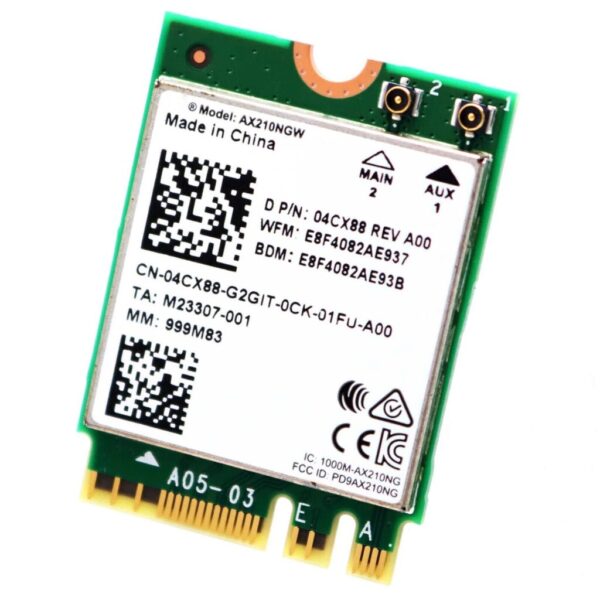 Tarjeta para red DELL AX210  4CX88