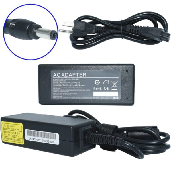 Adaptador de Corriente para Laptop  GENERICO AC-TOSHIBA-MINI Negro