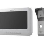 Kit de Videoportero Analógico HIKVISION DS-KIS203-T Gris, Blanco