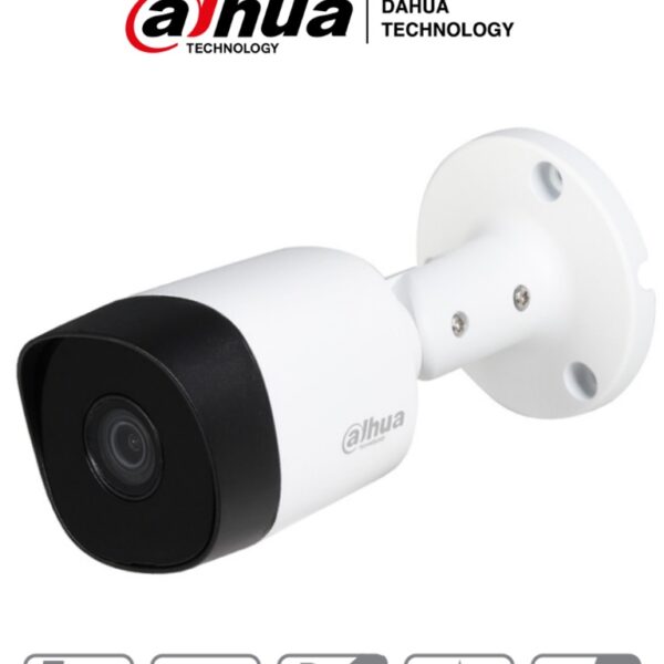 Cámara Bala  Dahua Technology DH-HAC-B2A51N-0280B-S2 Interior y exterior