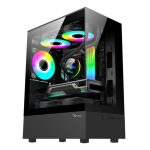 Gabinetes para Computadoras Xzeal X-Zynergy XZGAZNY1B XZGAZNY1B Negro
