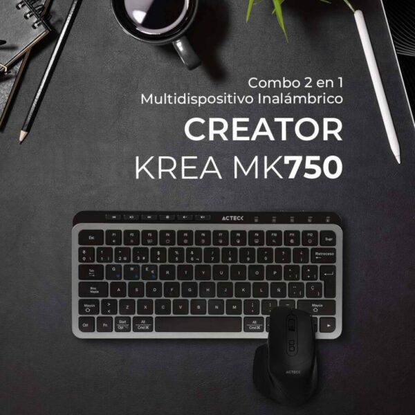Kits para Teclado Y Mouse ACTECK MK750 AC-940177 10 m
