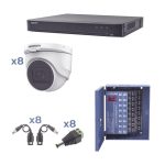Kit TurboHD HIKVISION KH1080P8DW Interior y exterior