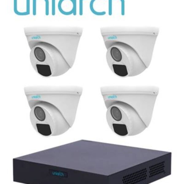 Kit de videovigilancia UNIARCH XVR301-04F/4*UAC-T112-F28  XVR301-04F/4*UAC-T112-F28 4