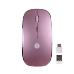 Mouse TECHZONE SLIVE TZACMOI27 Rosa