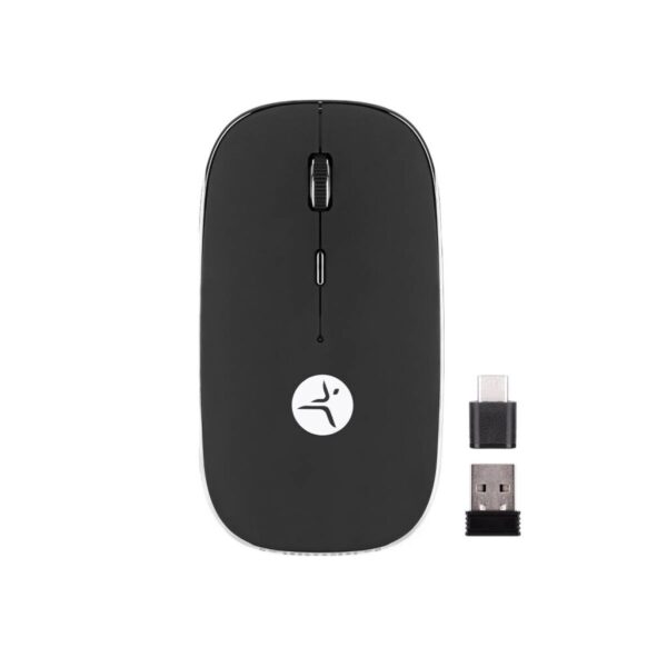 Mouse TECHZONE SLIVEBLACK TZACMOI30 4 botones