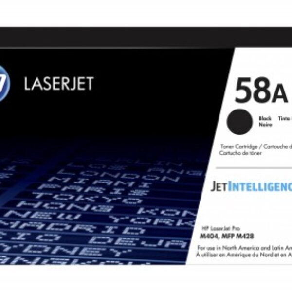 Toner HP 58A CF258A Negro