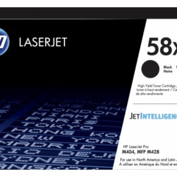 Toner HP 58X CF258X Negro